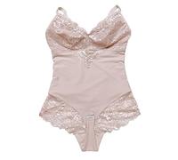 Générique Body Gainant Femme Ventre Plat Body Gainant Design du Dos Nu Femme Body Gainant Sculptant Minceur Shapewear Invisible Amincissante Bodysuit Contrôle du Ventre Lingerie Top