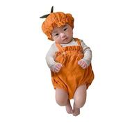 Générique Body Halloween Bebe Bébé Mon 1er Barboteuse Unisexe Tenue Deguisement Citrouille Volants Manches Longues