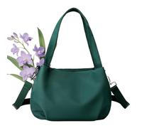 Générique Body Light and Versatile Casual Bag, Large Capacity Water-Resistant Nylon Crossbody with Multi-Pocket for Women Daily (Green)