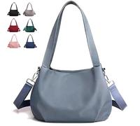 Générique Body Light and Versatile Casual Bag, New All-Weather Nylon, Convertible Shoulder/Crossbody for Gym/Commute (Blue)