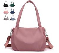 Générique Body Light and Versatile Casual Bag, New All-Weather Nylon, Convertible Shoulder/Crossbody for Gym/Commute (Purple)