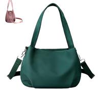 Générique Body Light and Versatile Casual Bag, Nylon Waterproof Shoulder Crossbody Bag, Multiple Pockets, Large Capacity, Daily Casual (Green)