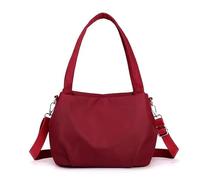 Générique Body Light And Versatile Casual Bag, Sling Crossbody Bag, Waterproof Nylon Crossbody Bags, for Women Daily (Red)