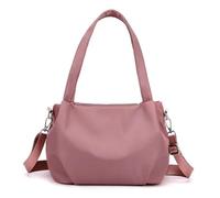 Générique Body Light and Versatile Casual Bag, Three Shoulder Straps Large Capacity Waterproof Nylon Crossbody Bag (Purple)