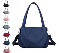 Générique Body Light And Versatile Casual Bag, Waterproof Nylon Crossbody Bag, Large capacity multiple compartments, for Women Daily (Dark Blue)