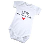 Générique Body Personnalisable pour bébé - thème PMA (Petit Miracle attendu, 0/3 Mois, Body)