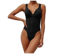 Générique Body pour Femme, Manches Longues, Dentelle, col en V, Double Doublure, Haut de soirée Menstruelle Abondante (M)