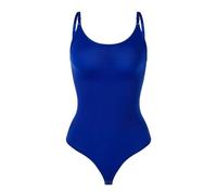 Générique Body Sculptant Femme Body Gainant Minceur Chic Élégant Shapewear sans Manches Corset Shaper Backless Col V Profond Dos Nu sans Couture Tank Top Bodysuit