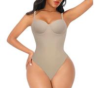 Générique Body Sculptant Femme Body Shaper Ventre Plat Gainant Amincissante Bodysuit Shapewear Full Body Invisible Sculptant Combinaison Low Back Bodies Femme Gaine Sport