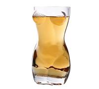 Générique Body Shaped Wine Glasses - Figure Style Beverage Cups, Elegant Whiskey Beer Drinking Mug, Multipurpose Transparent Cocktail Container | Decorative Party Accessory For Bachelor