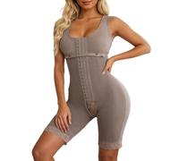 Générique Body Shaper Femme Sculptant Sexy Ventre Plat Invisible Shapewear Bodysuit Body Gainant avec Bandoulière Réglable Amincissante Strap Top Camisole