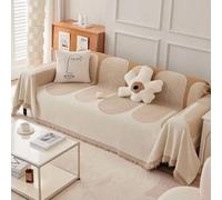 Générique Boho Elegance Chenille Sofa Cover,Micrscopic Double-Sided Reversible Chenille Sofa Covers,Pet-Friendly Washable Couch Covers, Anti-Cat Scratching, Durable Wrinkle Resistan (6,70.8 * 59 in)