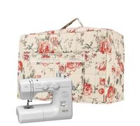 Générique Boho Sewing Machine Bag - Serge Storage for Easy Transport | Canvas Material with Padded Interior, Foldable Carry Handle, Home Craft Room for Workshop Studio Travel Organizer