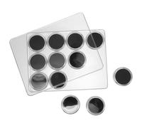 Générique Boîte à Bijoux Boîte de Rangement Légère Couvercle en Acrylique Transparente pour Bagues et Pierres Précieuses, pour Exposition et Commerce de Bijoux