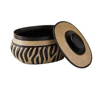 Générique Boîte À Bijoux pour Femmes,Rangement pour Colliers avec Motif Zèbre - Petite Boîte en Résine pour Bijoux avec Couvercle | pour Bagues Colliers Femmes Mères Collectionneurs