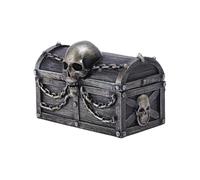 Générique Boîte à Bijoux Tête de Mort, Coffret à Bijoux Tête de Mort, Décoration, Coffret Cadeau, Boîte de Rangement à Bijoux Vintage, Boîte à Souvenirs pour La, Noir