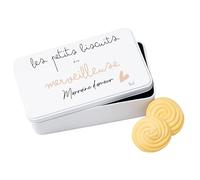 Générique Boîte à biscuits personnalisée Marraine - Cadeau Noël Marraine - « Les petits biscuits de ma merveilleuse Marraine d’amour » - Boîte métal personnalisée - Idée cadeau marraine original