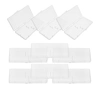 Générique Boîte à Brossettes Interdentaire en Plastique 10pcs avec Couvercle Rabattable Rectangulaire, Anti-poussière et Identification Facile, pour Usage Domestique