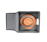 Générique Boîte à Chapeaux - Sac de Rangement pour Chapeaux avec Poignées de Transport | Sac de Transport Portable pour Casquettes avec Couvercle Anti-Poussière - Usage Intérieur Extérieur Voyage