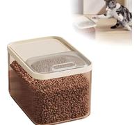 Générique Boîte à Croquettes Hermétique pour Chien et Chat - Conteneur de Stockage Aliments Animaux - Récipient Alimentaire Sec,Verre doseur transparent offert