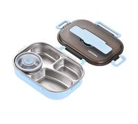 Générique Boîte À Déjeuner Pour - 10,82 X 7,87 X 2,95 Cm, Boîte À Déjeuner Isotherme À 3 Compartiments | Boît À Japonaise Micro-ondable Pour Étudiants, Employés De Bureau, École, Voyages, P