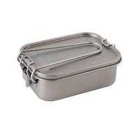 Générique Boîte à déjeuner pure portable bento de camping pour les activités légère et vaisselle avec couvercle étanche poignée pliable
