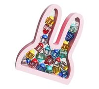 Générique Boîte À Dent Bébé - Coffret Collecte Quenottes Étiqueté | Souvenir Croissance Forme Lapin | 20 Logements, Rangement Complet Cycle Dentition, Pour Garçons Filles Maison École Anniversaire