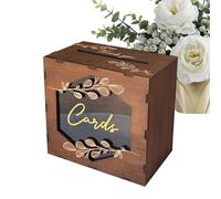 Générique Boîte À Dons Pour Mariage | Décoration Rustique En Bois Avec Une Fenêtre En Acryslique | Décoratiosns De Réception De Mariage - Pour Jardin Extérieur Printemps Été Anniversaire Remises