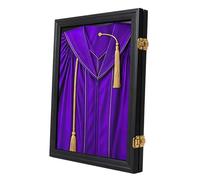 Générique Boîte À Grand Format,Grand Coffret Souvenir en Bois Protecteur | Cadre Vitrine Toque Et Toge - Pour Gland, Toge, Chapeau, Maison, Bureau, Salon, Chambre, Fête, Célébration