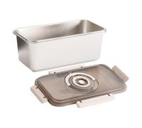 Générique Boîte À Hermétique, Rangement Compact Du, Rangement Compact Avec Couvercle, Conservation Des Aliments Avec Poignée Du Couvercle, Accessoire De Garde-manger 13,78 X 7,68 X 5,51 Pouces,