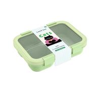 Générique Boîte à lunch Bento mignonne et colorée, avec 3 compartiments et des couvercles étanches, parfaite pour les enfants, l’école, le travail, les voyages ou les pique-niques