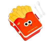 Générique Boîte à lunch - Boîtes à Bēnto | Conteneurs à déjeuner, drôles portables au micro-ondes avec couverts, boîte à nourriture divisée sans danger pour femmes, pour collations, salades de fruits