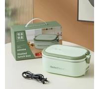 Générique Boite à Lunch Chauffante Electrique Beige | Bento Chauffant, Maintien au Chaud, Fermeture Sécurisée, Alimentation Secteur, Idéal Bureau/Travail