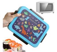 Générique Boîte à lunch pour garçons - Grands conteneurs de nourriture pour | Boîte à lunch portable pour | Conteneurs de nourriture avec vaisselle micro-ondes en toute sécurité pour les voyages