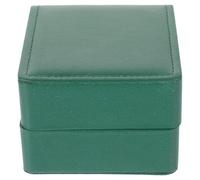 Générique Boîte à Montres en Cuir PU Verte, Coffret de Rangement et Vitrine pour Montres Capacité Suffisante, pour Bureau et Présentation Élégante