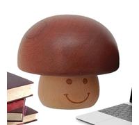 Générique Boîte à Musique Champignon en Bois - Mini boîte à Musique rétro à remonter de 12 cm | Décoration de Bureau Mignonne pour Bureau, Chambre à Coucher, Salon, Cadeau pour Les Amateurs de,