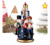 Générique Boîte à Musique de Noël - Décoration Musicale Drôle de Casse-Noisette | Figurines Peintes à la Main, Rotatives et Colorées