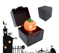 Générique Boîte à Musique Décoration Vintage Interactive Réutilisable | Boîte À Musique D'Horreur Halloween Pour Chambre Table Bureau École Portes Maison Hantée Semaine Vacances