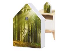 Générique Boîte à Musique Oiseau,Appareil Relaxant avec Minuteur | Boîte à Gazouillis d'Oiseau avec Capteur de Mouvement,pour Maison Jardin Chambre Salle de Bain Yoga Spa Méditation