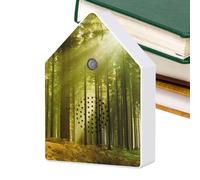 Générique Boîte à Musique Oiseau Chantant,Musique Relaxante avec Minuterie,Appareil Sonore Oiseaux Chantants à Détection - pour Maison Jardin Chambre Salle De Bain Yoga Spa Méditation