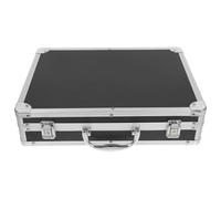 Générique Boîte à Outils en Alliage D'aluminium Noir Grosse Capacité de Rangement et Protection pour Atelier et Espace de Travail Portable