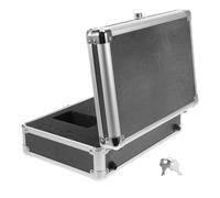 Générique Boîte à Outils Multifonctionnelle Petite en Alliage D'aluminium avec Serrure à Clé, Poignée Portable, Rembourrage Mousse pour Rangement et Bricolage à Domicile