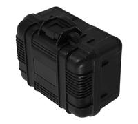 Générique Boîte à Outils Portable Design Élégant Noir en Plastique PP Légère Mousse, Petite Mallette de Rangement Pratique Facile à Utiliser pour Usage Professionnel et Voyage