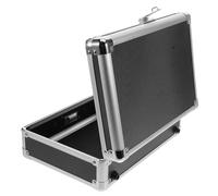 Générique Boîte à Outils Portable en Alliage d'Aluminium Petite Taille avec Serrure à Code Coffret Métallique Multifonction pour Organisation d'Accessoires et Outils de Bricolage à