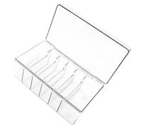 Générique Boîte à Outils pour Extensions de Cils en Acrylique Couvercle, Support de Rangement Compact pour Accessoires Cosmétiques et Bureau