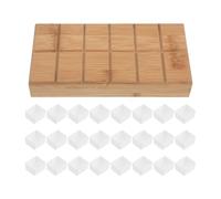 Générique Boîte à Palette Structure Solide avec 24 Compartiments en Bois et Acrylique et Design Compact Portable pour Aquarelle pour Artistes et Projets D'art en Classe