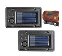 Générique Boîte À Piles Pour Panneau Solaire - 2 Pièces Universelles Étanches Extérieur | Boîtier De Batterie Pour Lampe Solaire Domestique - Pour Jardin Bricolage Décoration Terrasse Cour Pelouse