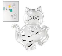 Générique Boîte à Poils de Chat Commémoratif Aimanté Transparent | Boîte Souvenir Poils Animaux Pour Trajets Quotidiens Appartement Réfrigérateur Dortoir Scolaire Copain