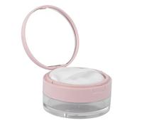 Générique Boîte à Poudre Vide Réutilisable en Abs avec Miroir et Houppette, Capacité 15g, pour Voyage en Plein Air et Salon de Beauté