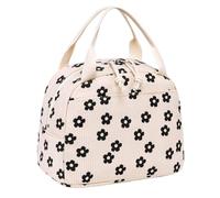 Générique Boîte À Repas En Velours Côtelé - Tote Isotherme | Grand Sac Isotherme Compartiment Fraîcheur pour Étudiant, Voyage, Pique-Nique